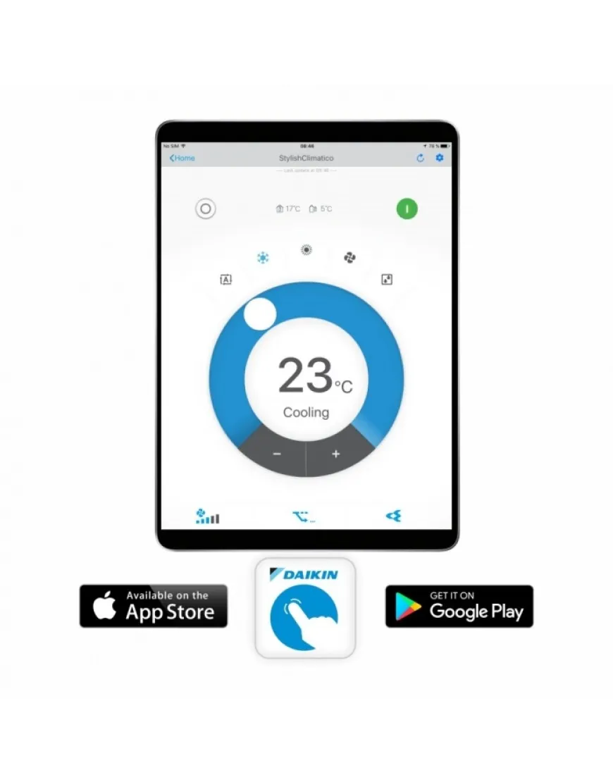 aparat aer conditionat Daikin Stylish 15000 BTU negru mat 7